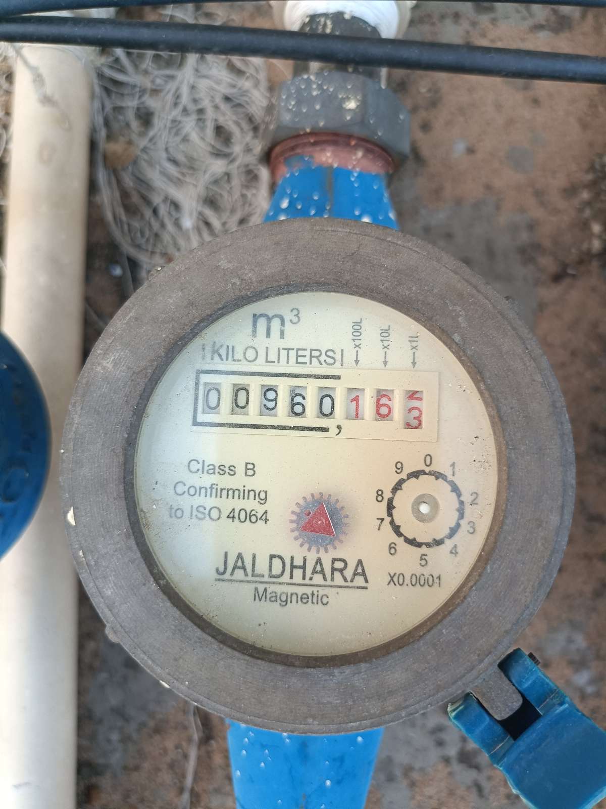Meter reading April 30, 2026