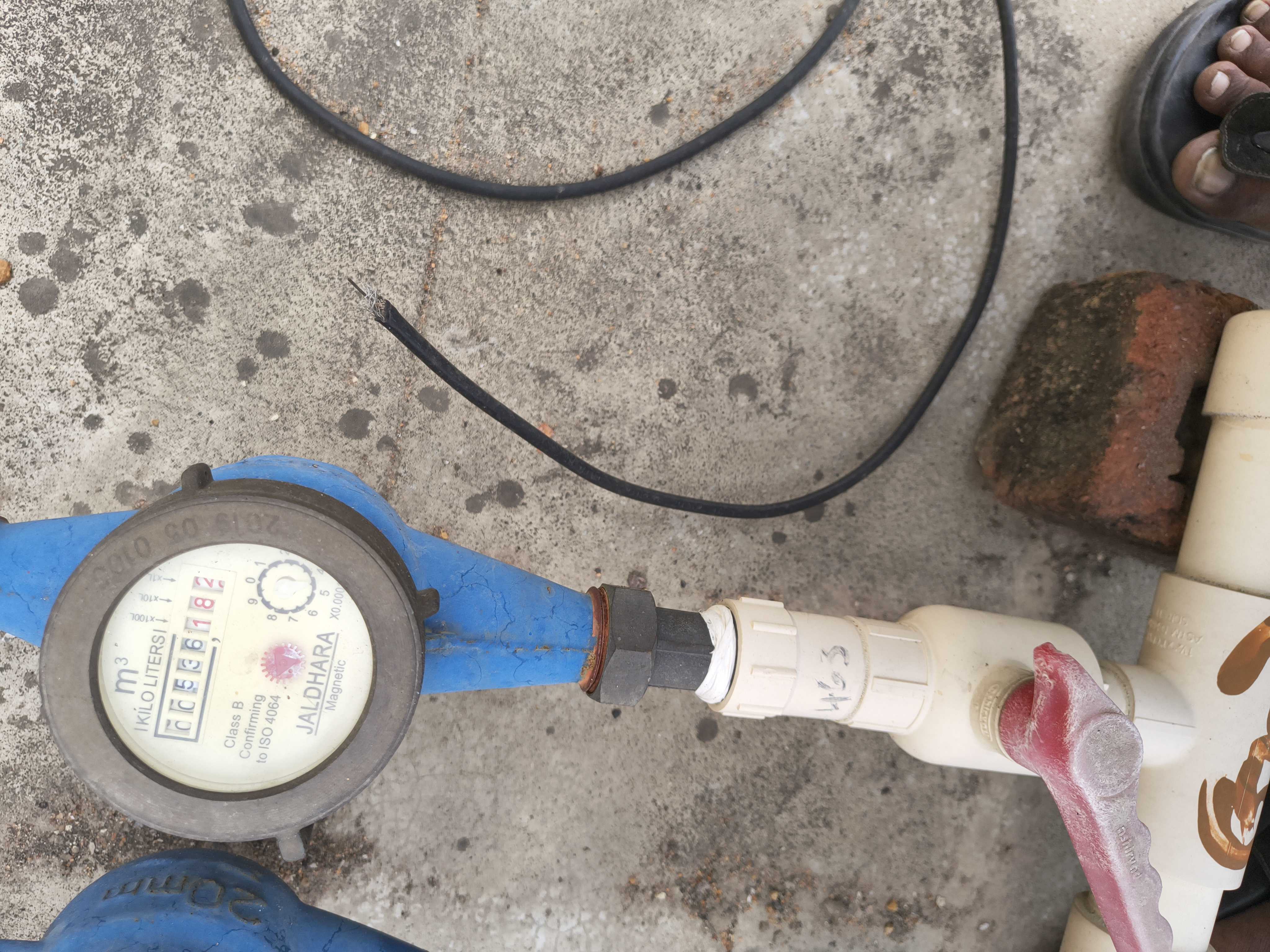 Meter reading March 31, 2026