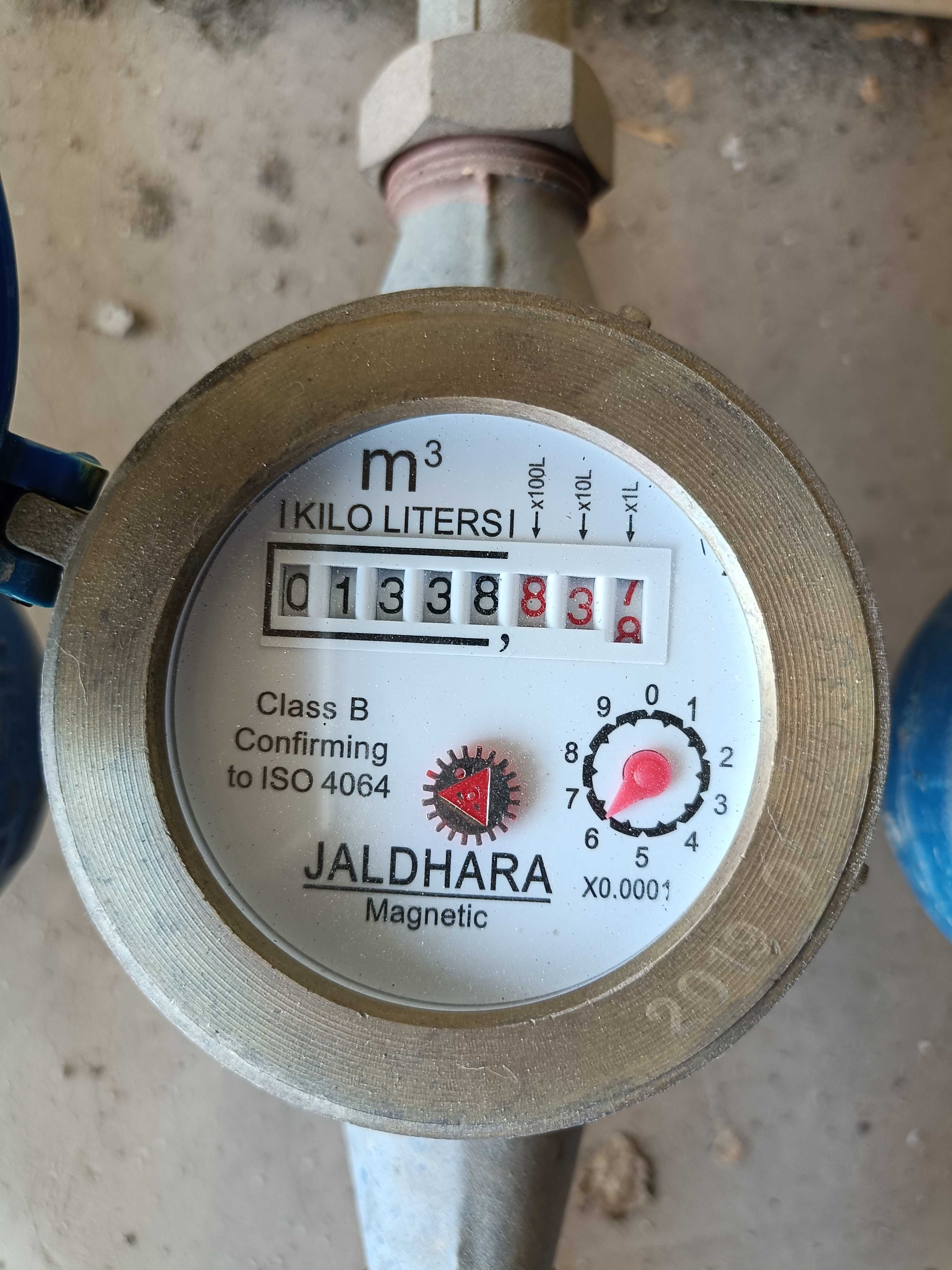 Meter reading March 31, 2026