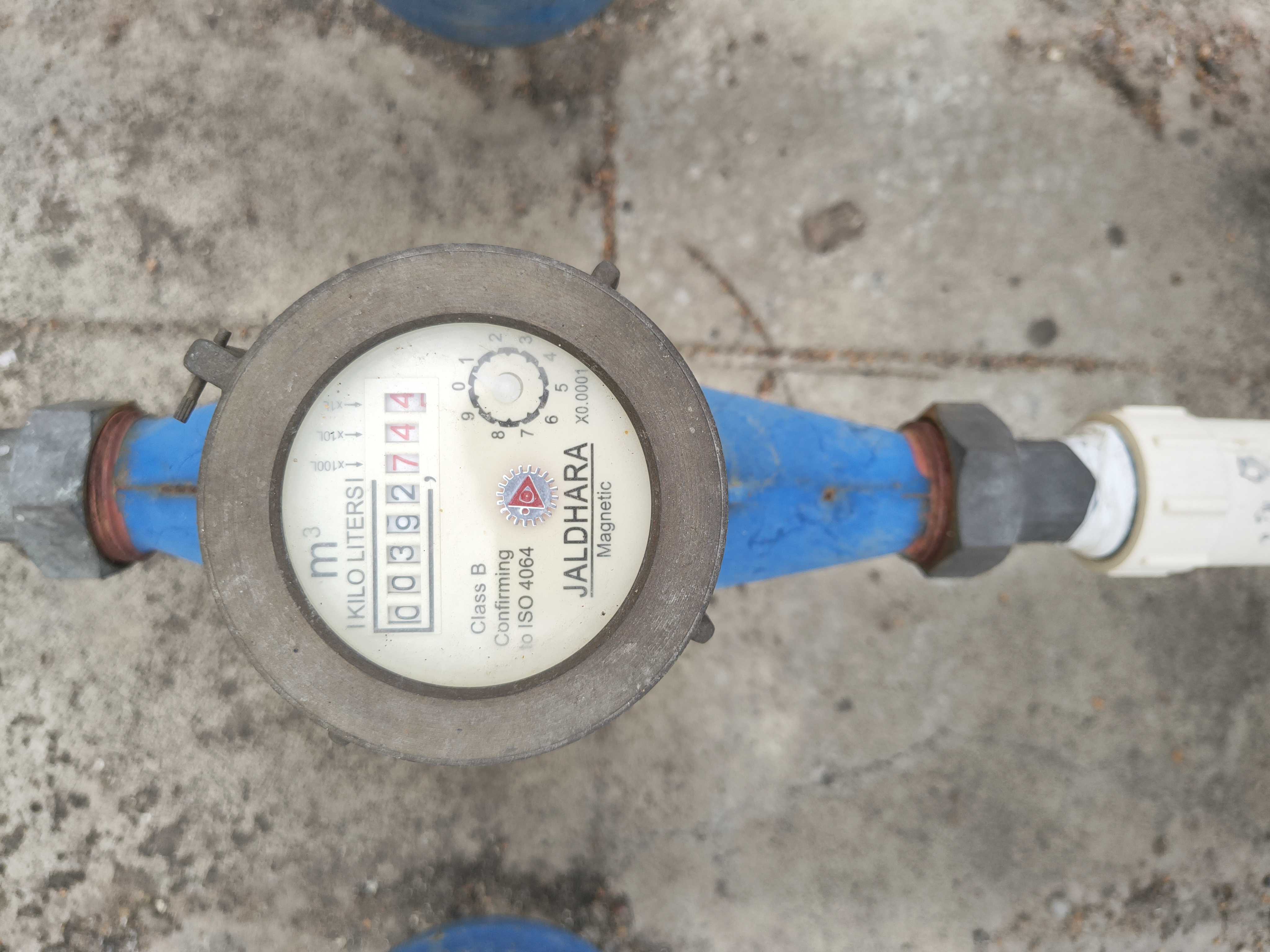 Meter reading March 31, 2026