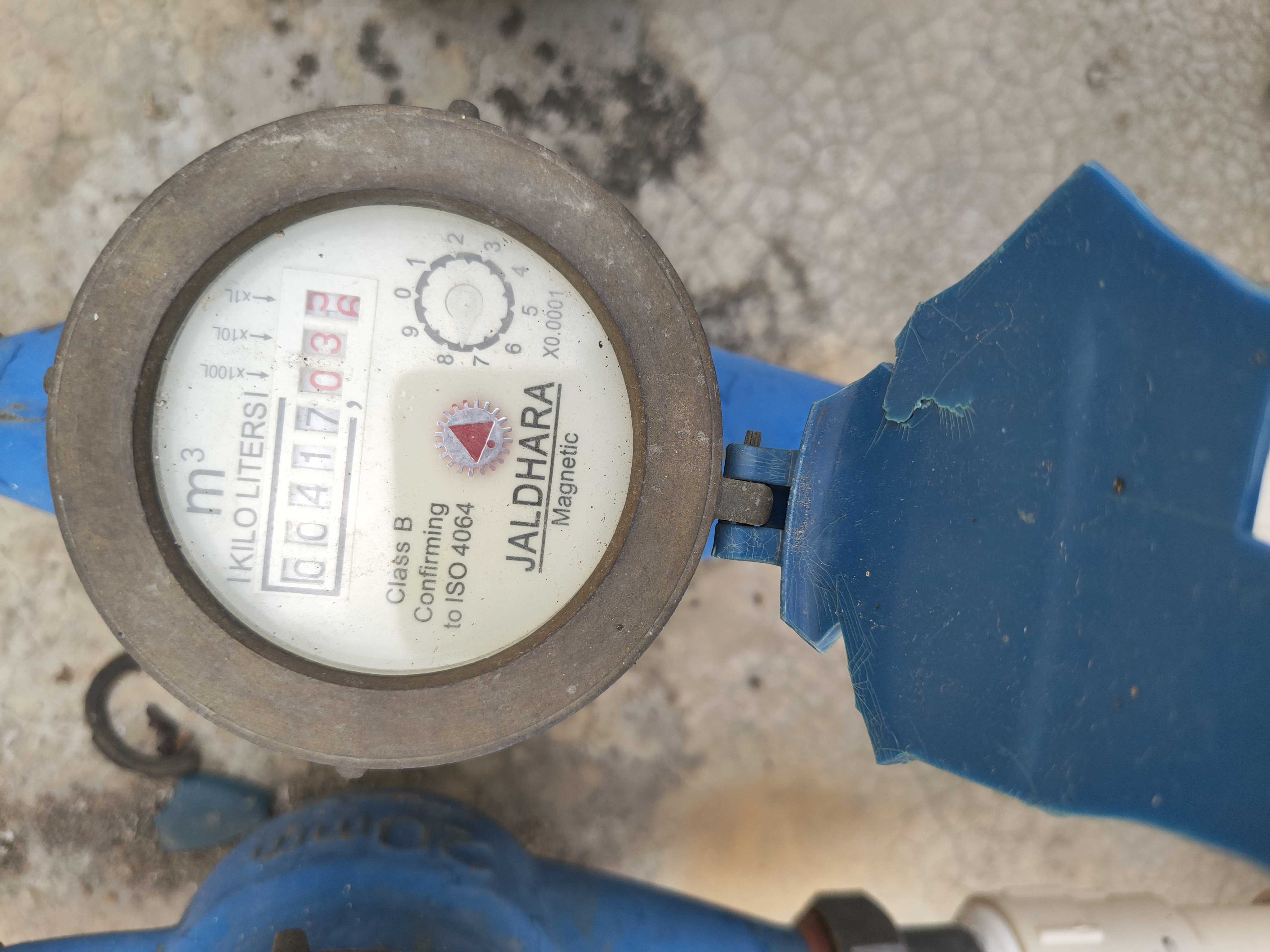 Meter reading March 31, 2026