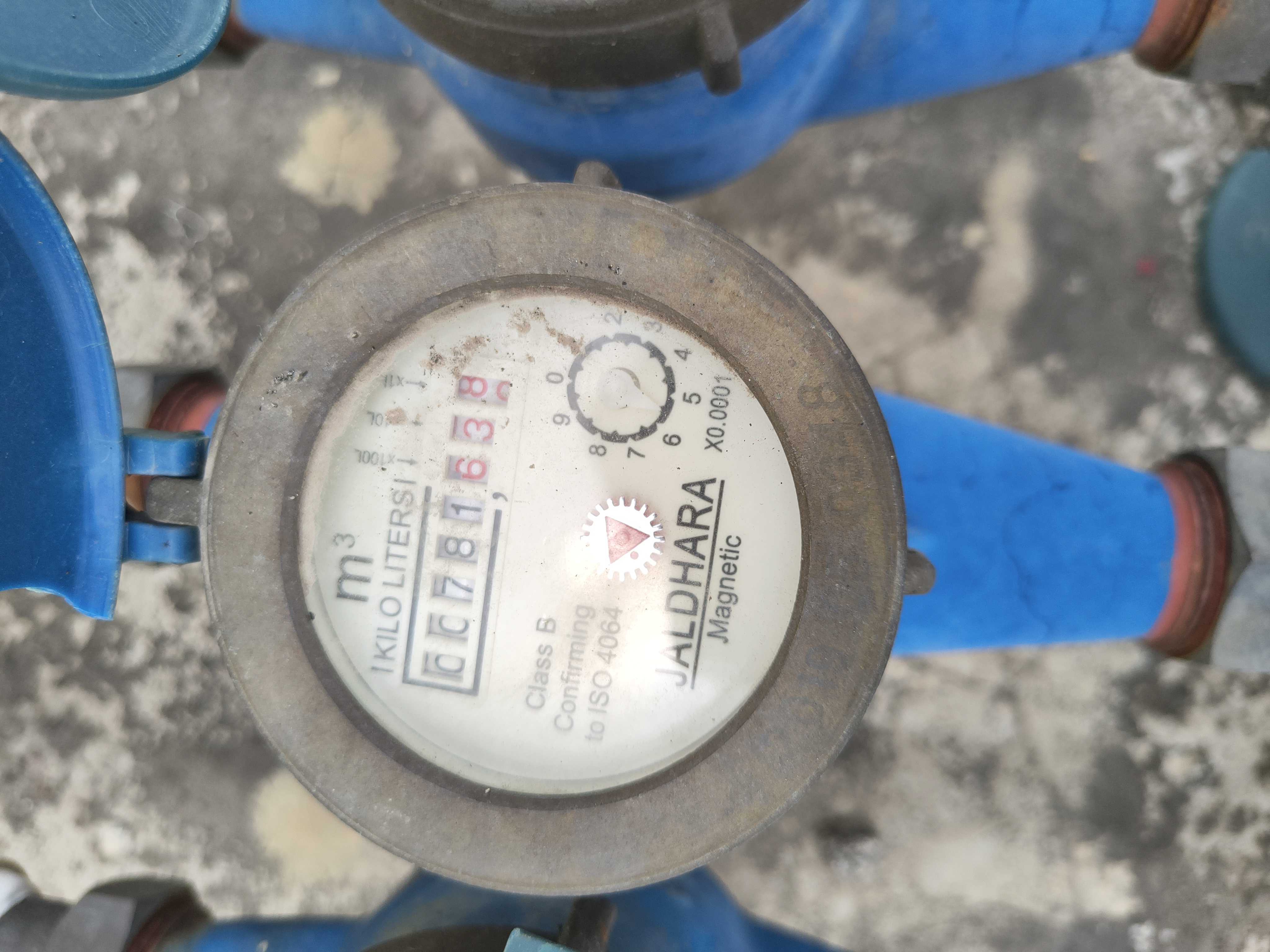 Meter reading March 31, 2026