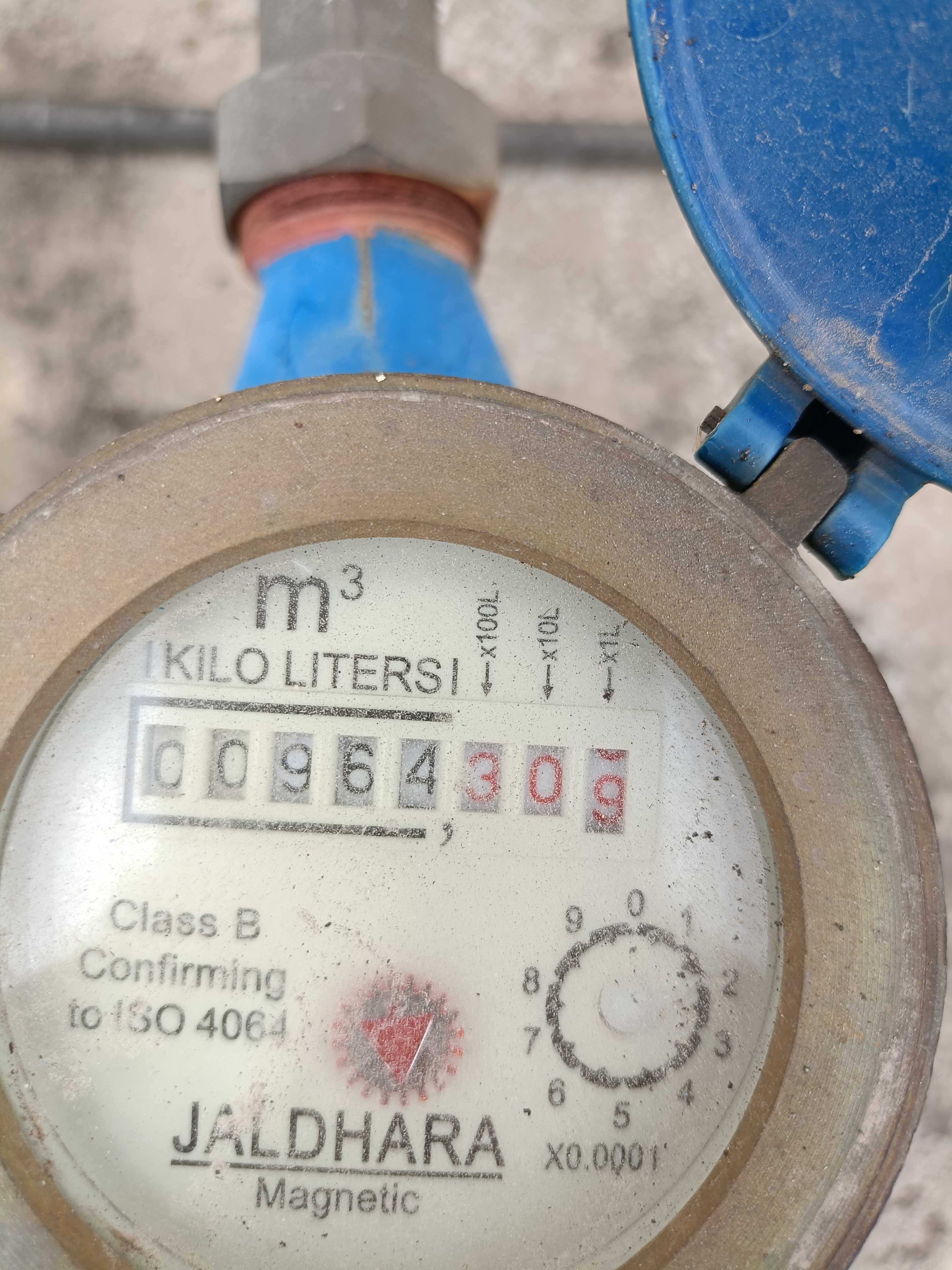 Meter reading March 31, 2026