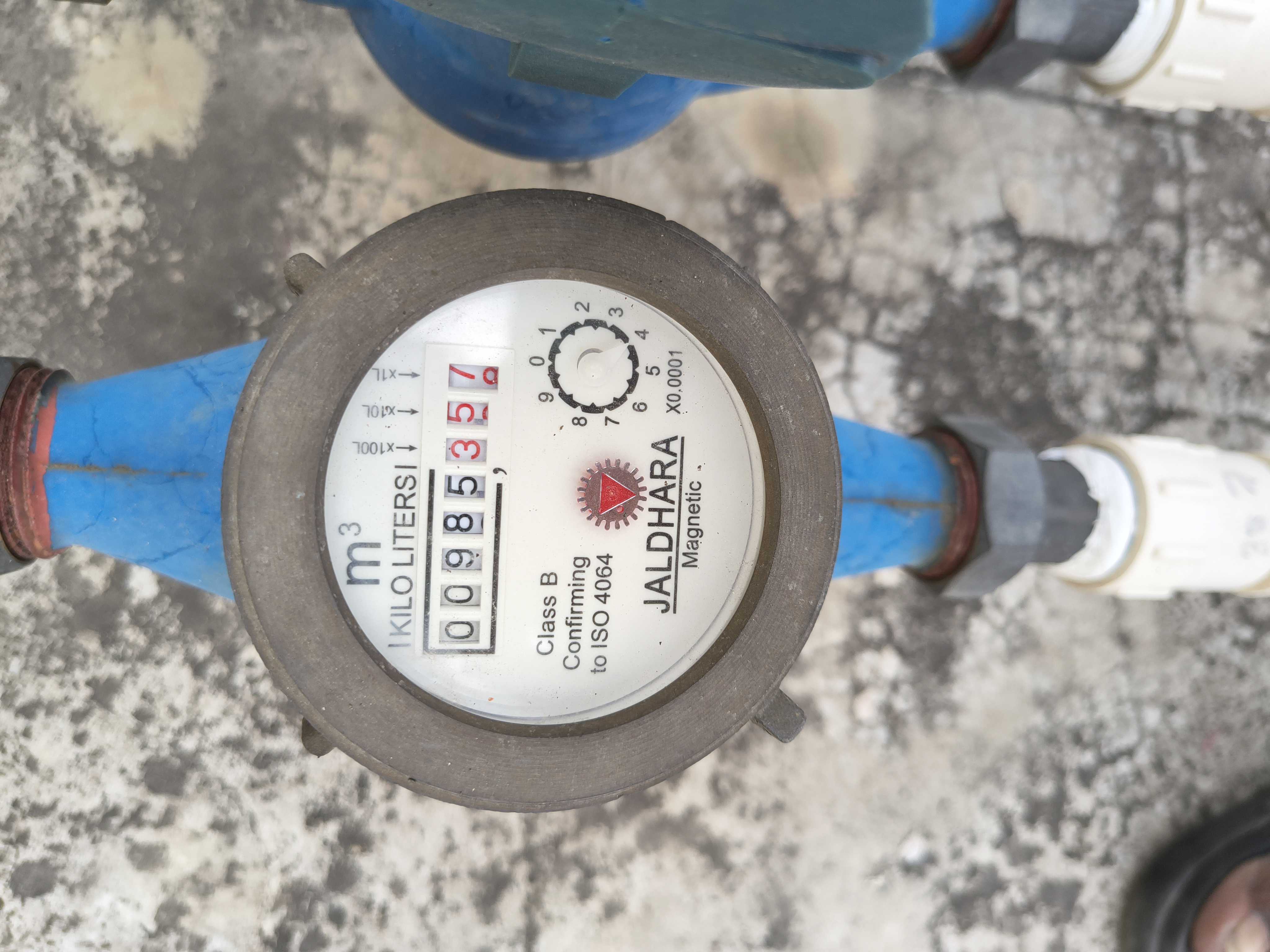 Meter reading March 31, 2026
