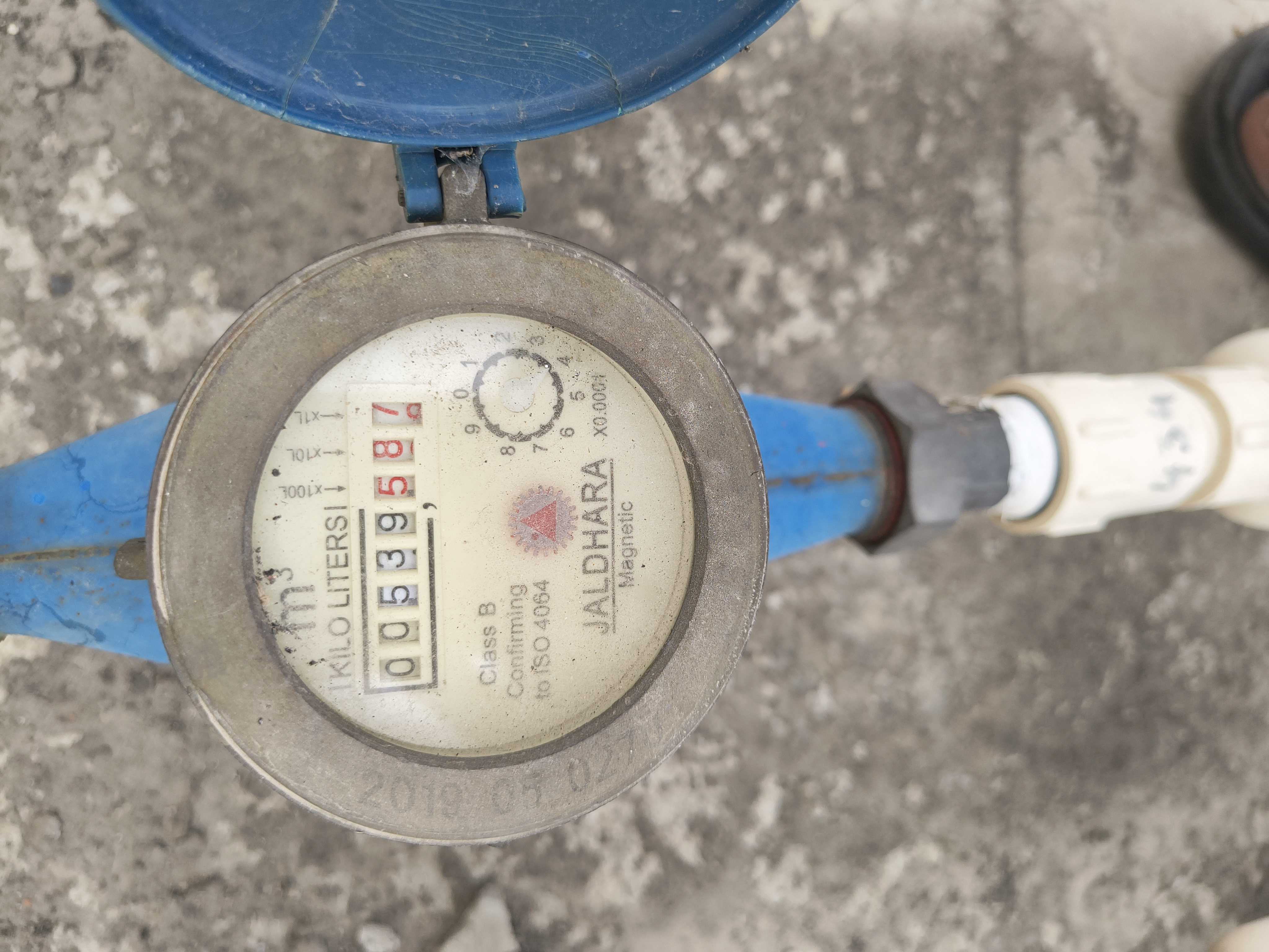 Meter reading March 31, 2026