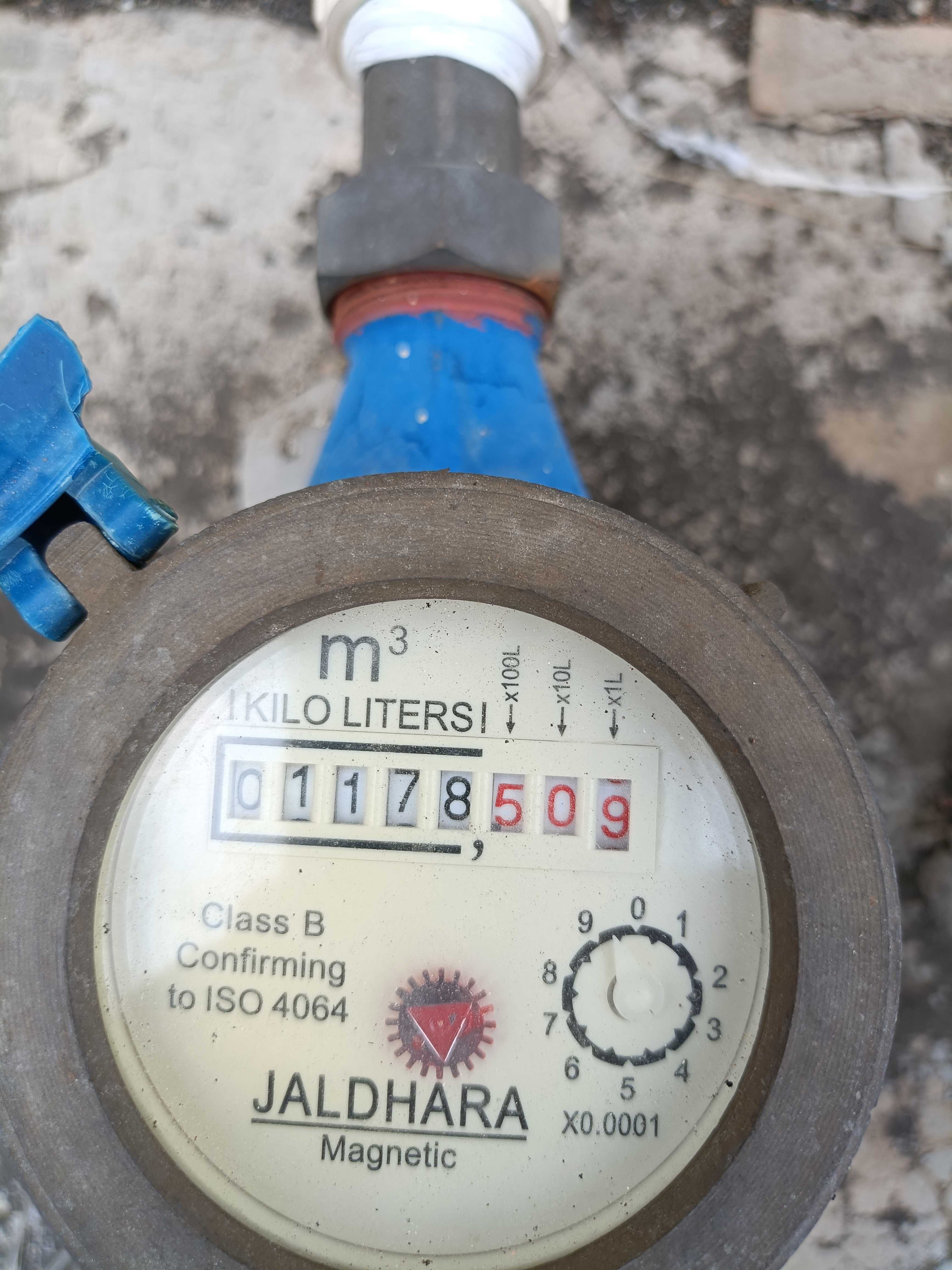 Meter reading March 31, 2026