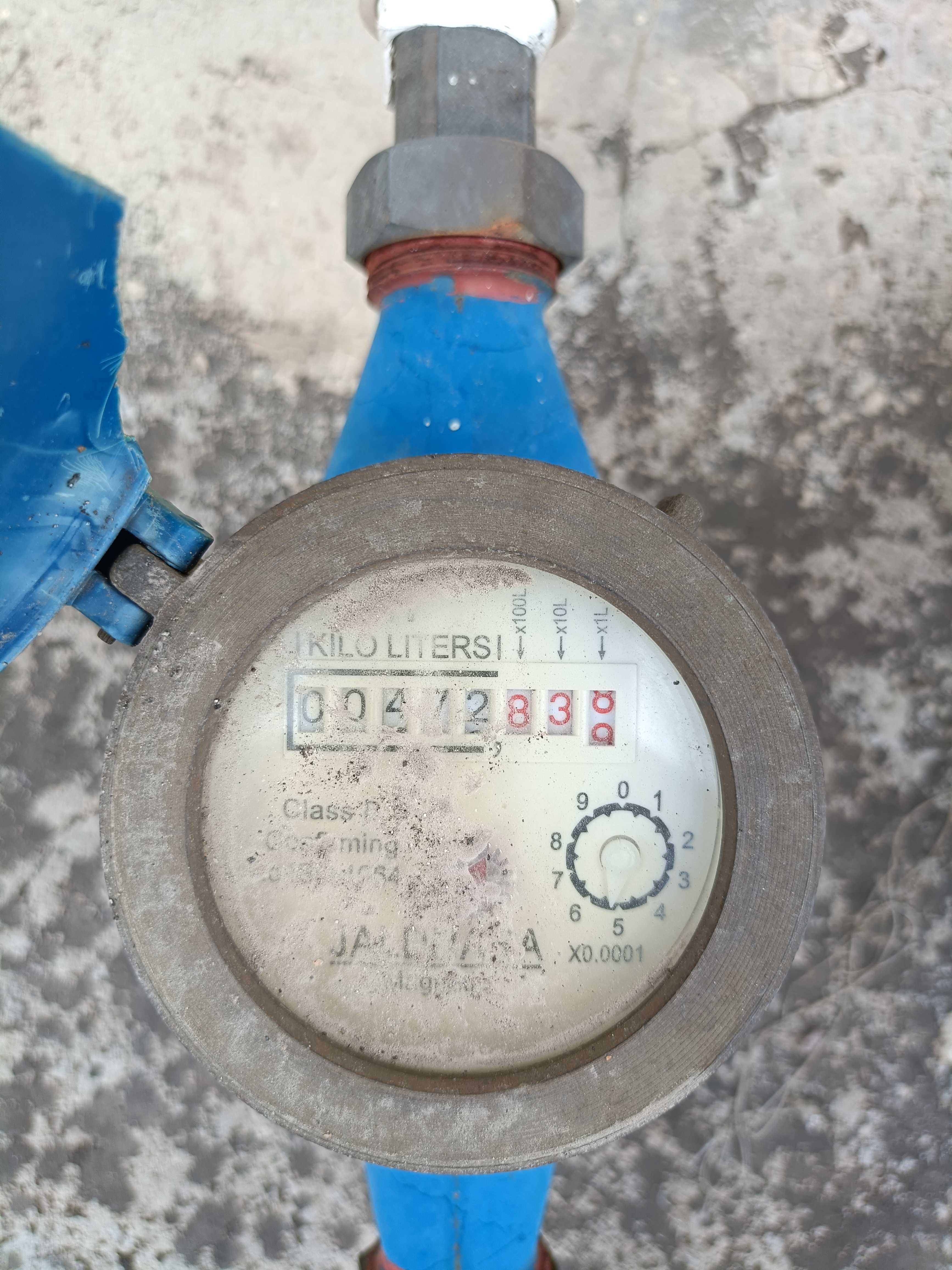 Meter reading March 31, 2026