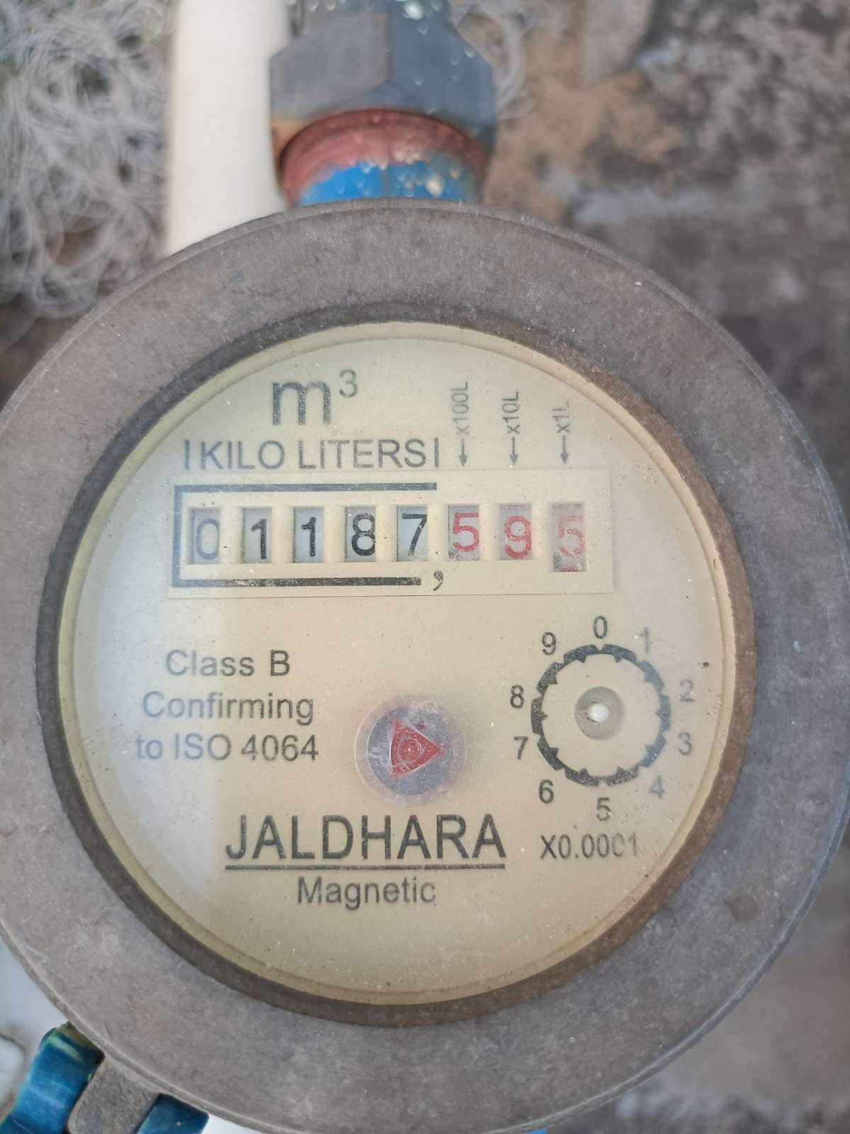 Meter reading April 30, 2026