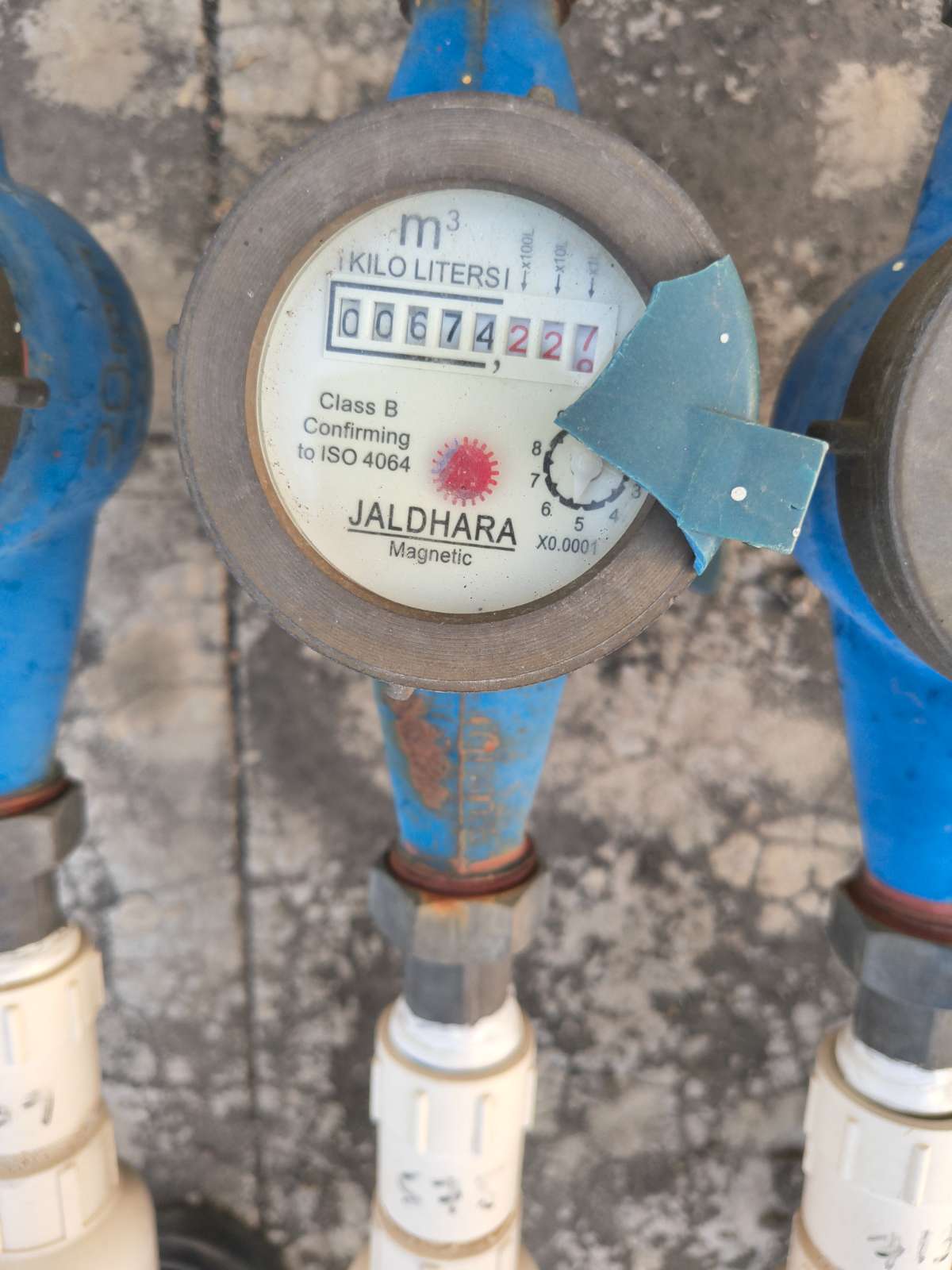 Meter reading April 30, 2026