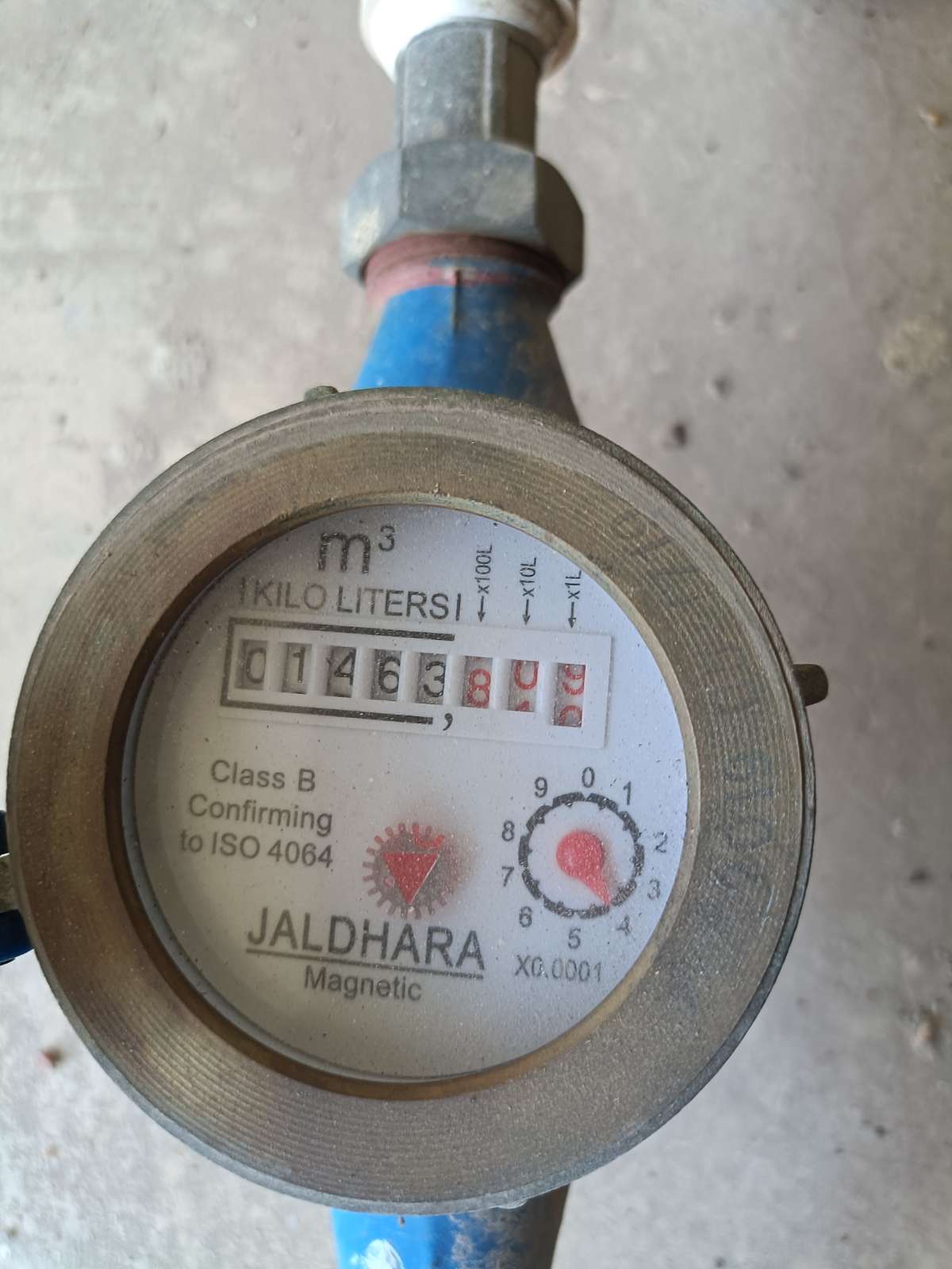 Meter reading Aug. 31, 2026