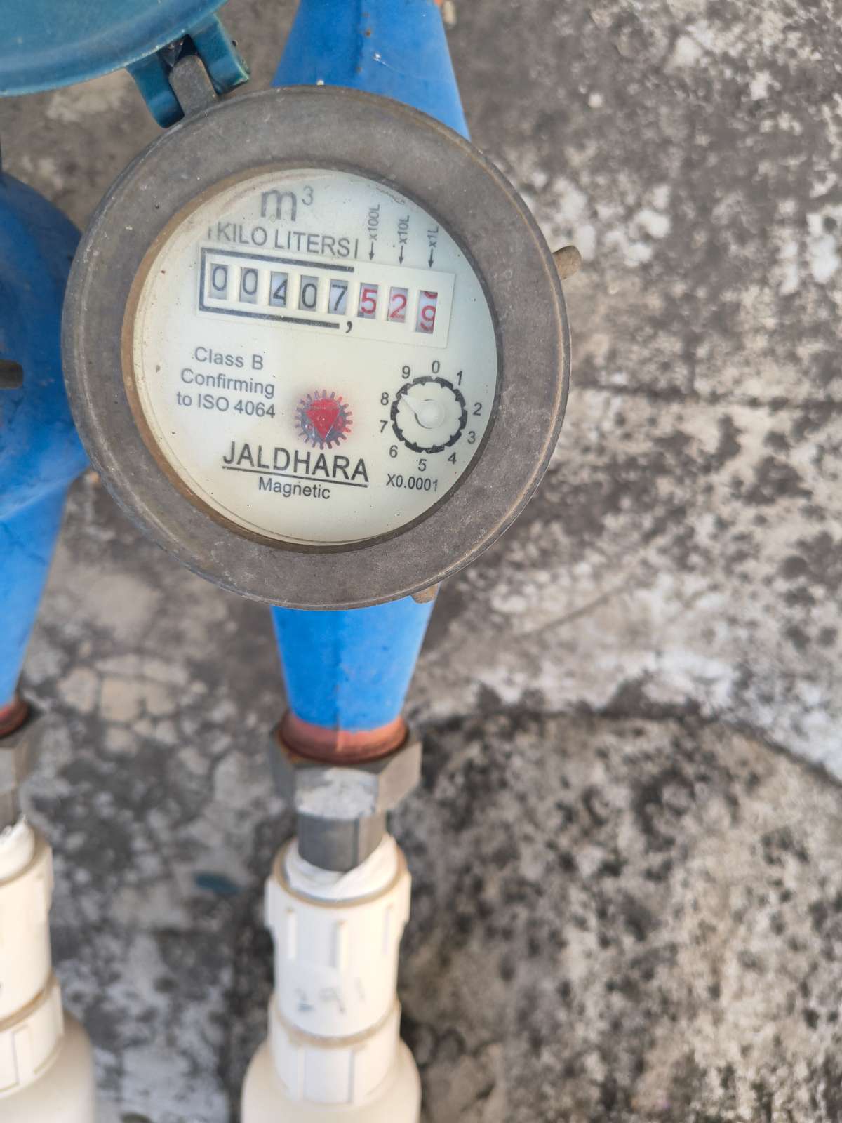 Meter reading April 30, 2026