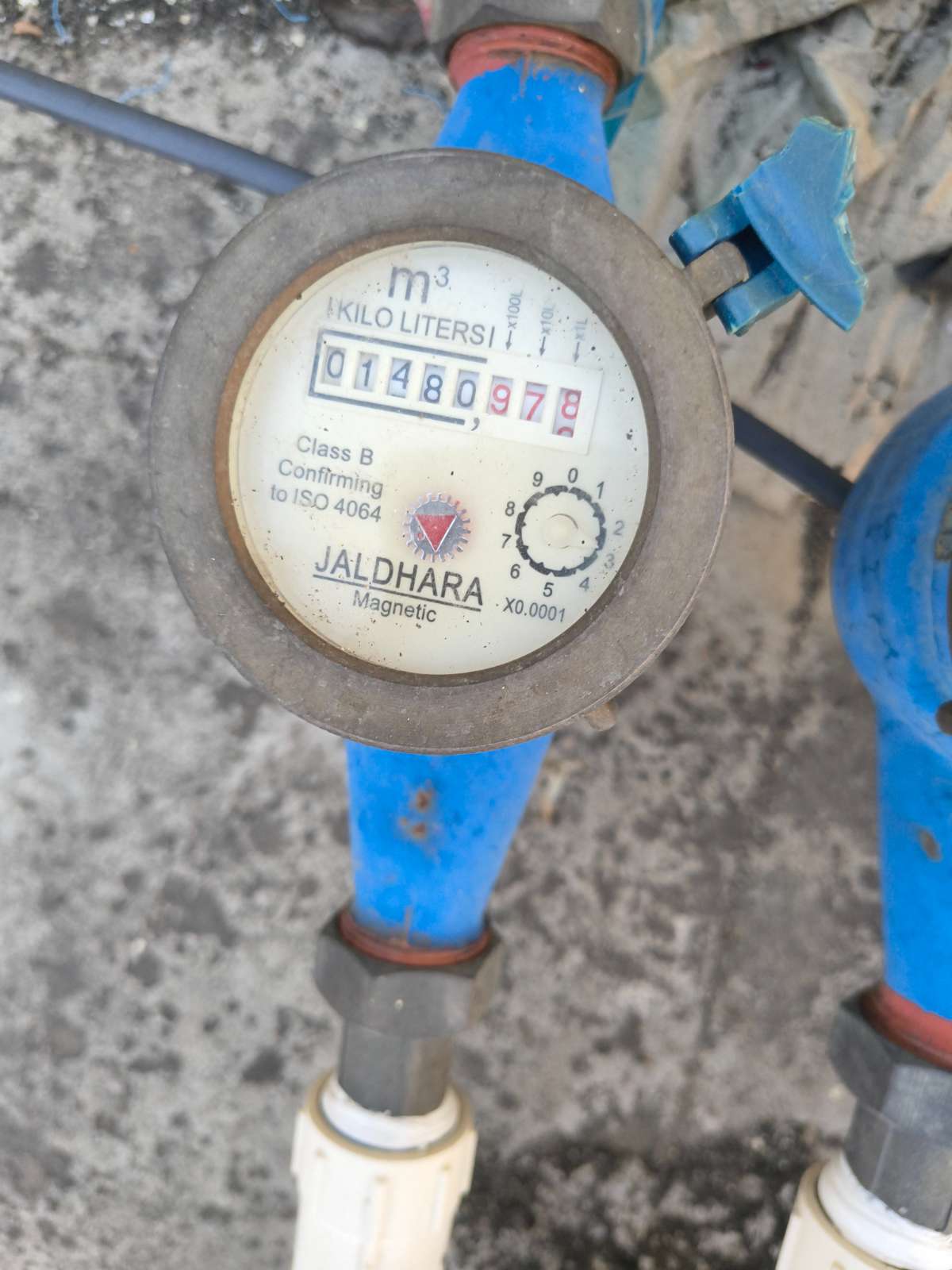 Meter reading April 30, 2026