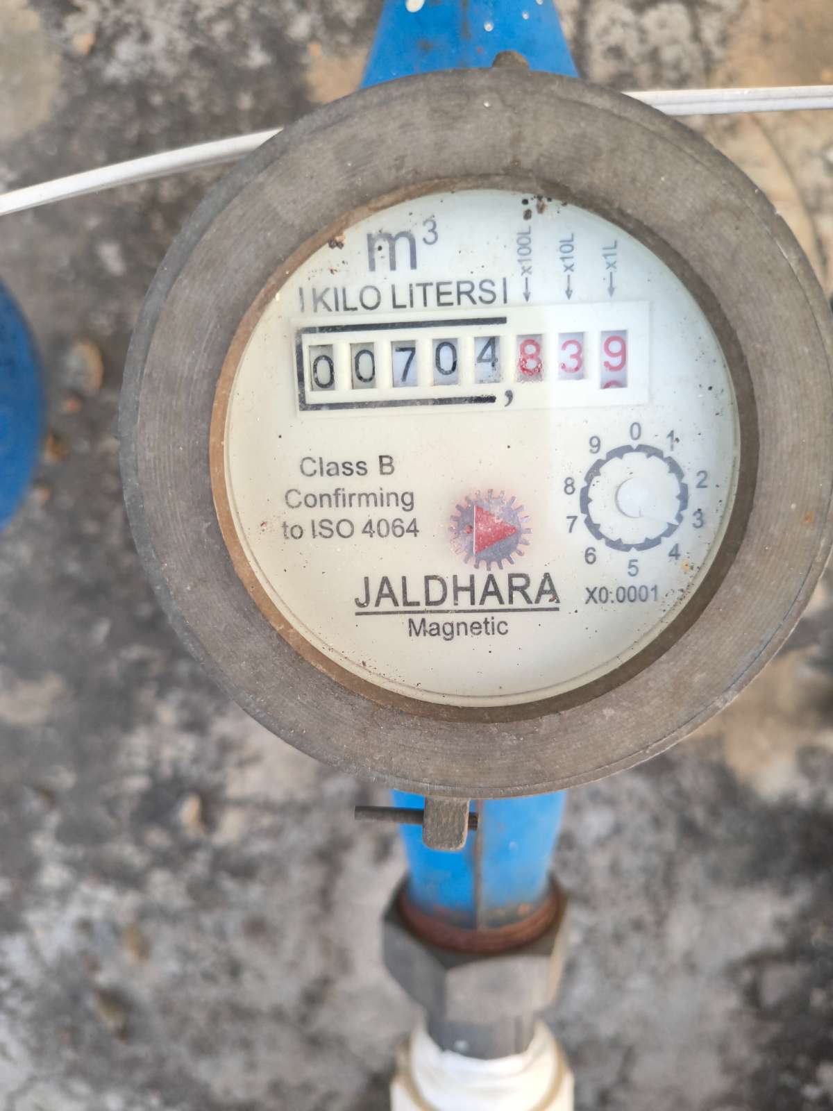 Meter reading April 30, 2026