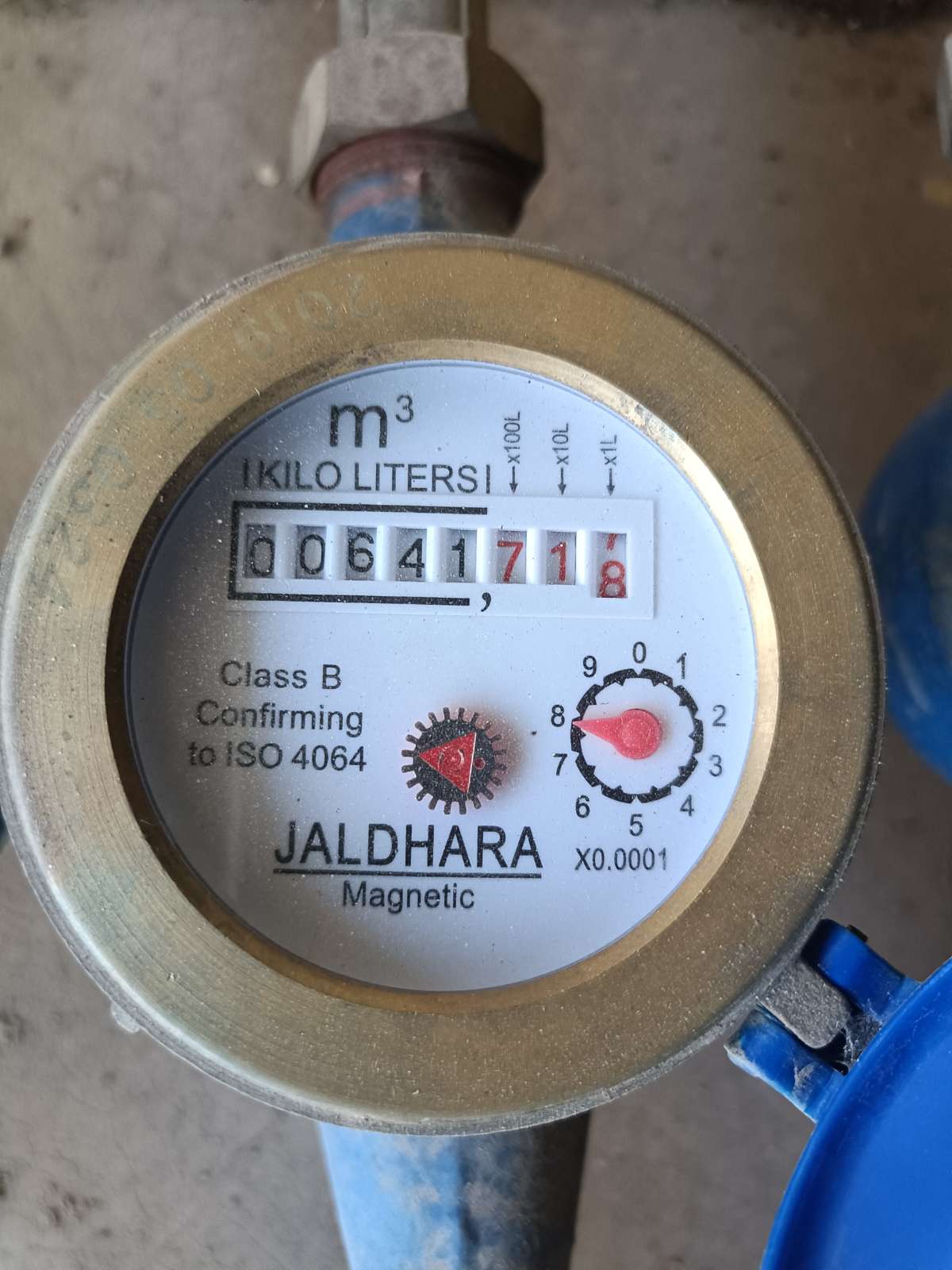Meter reading April 30, 2026