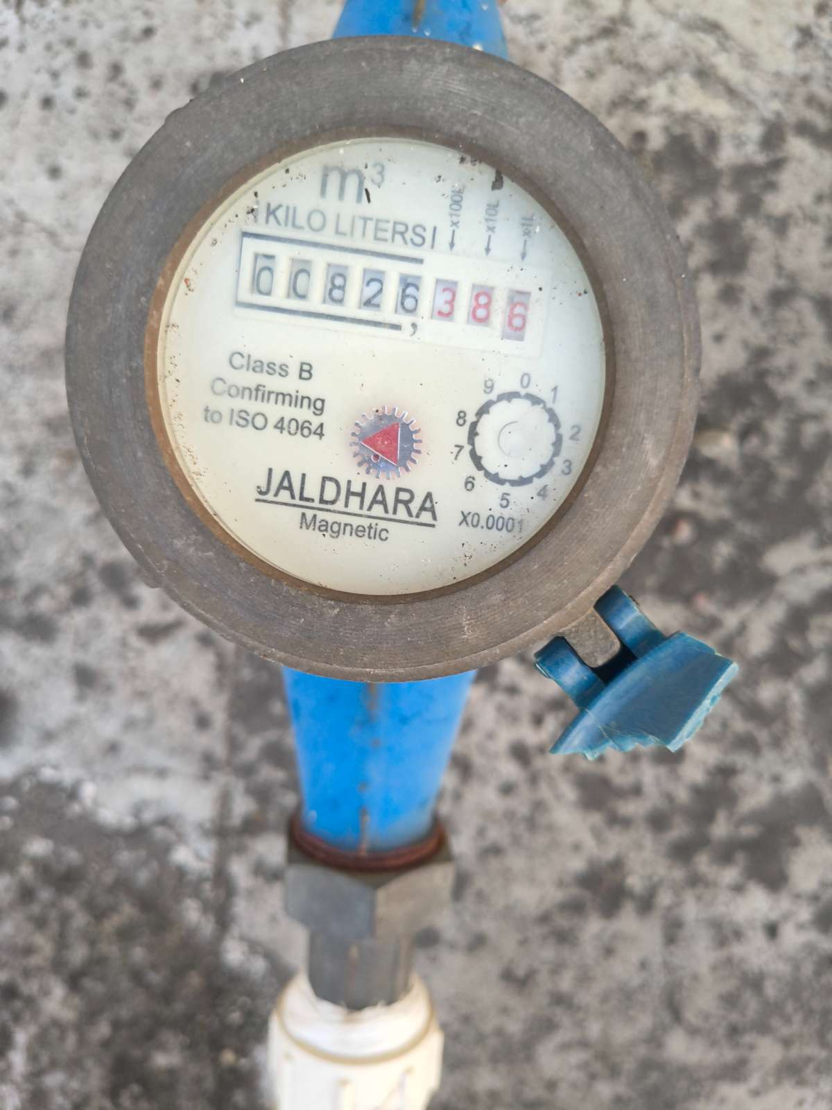 Meter reading April 30, 2026