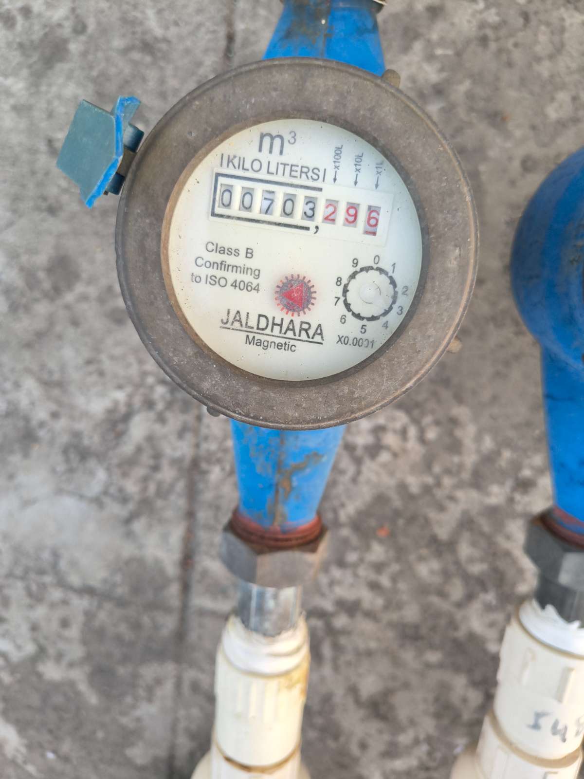 Meter reading April 30, 2026