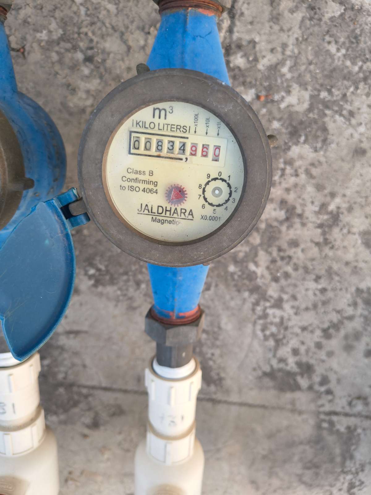Meter reading April 30, 2026