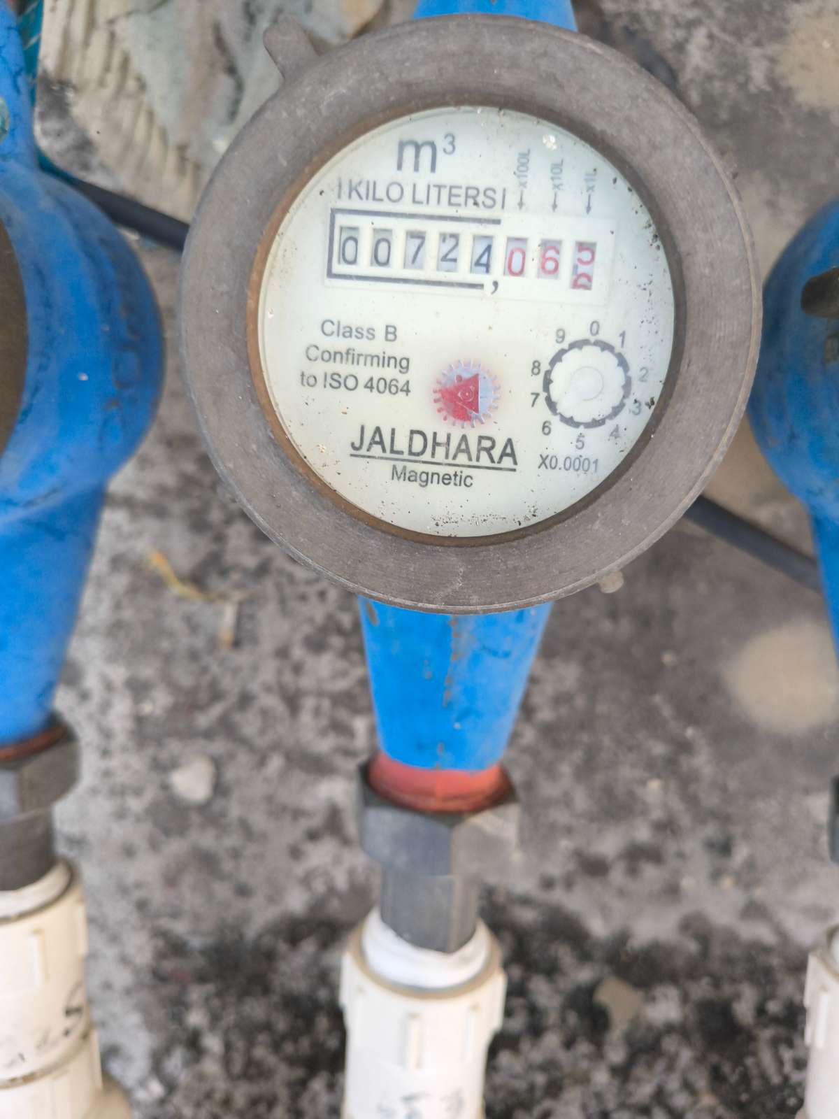 Meter reading April 30, 2026