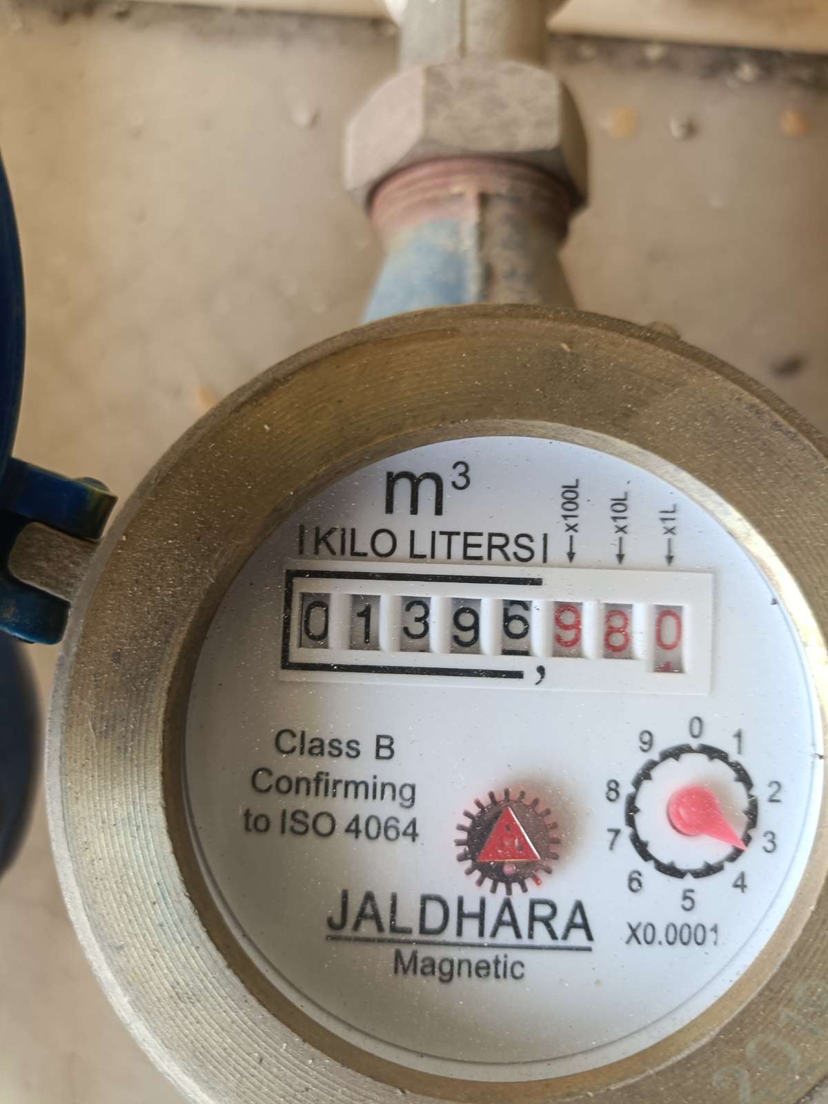 Meter reading June 30, 2026