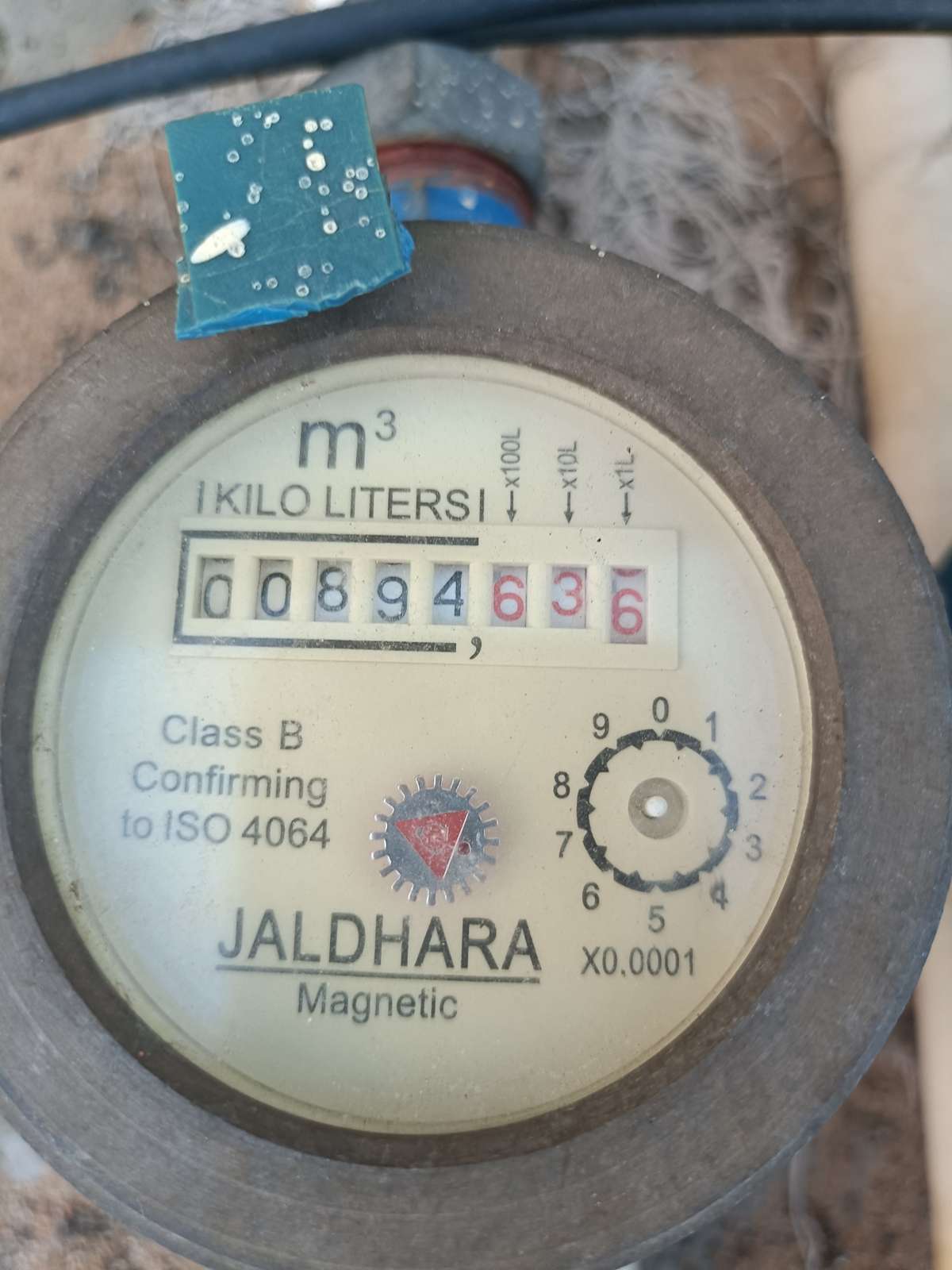 Meter reading April 30, 2026