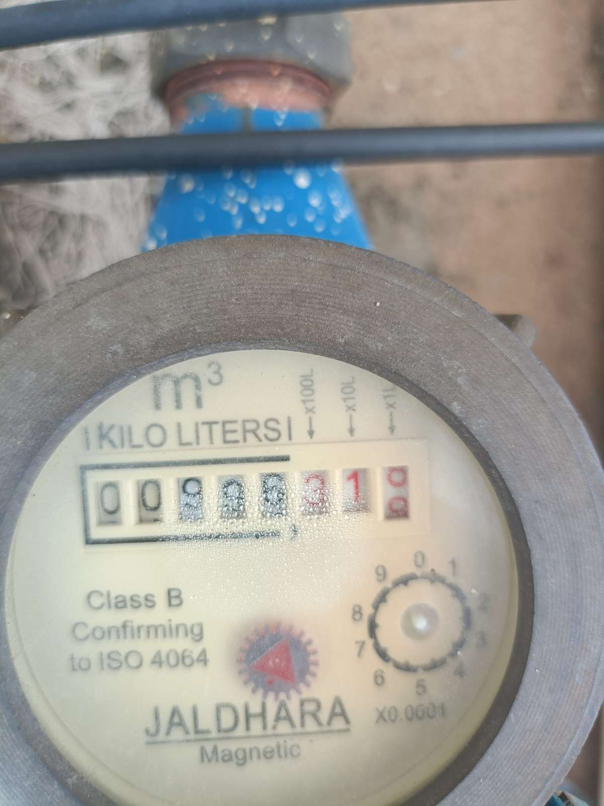 Meter reading June 30, 2026