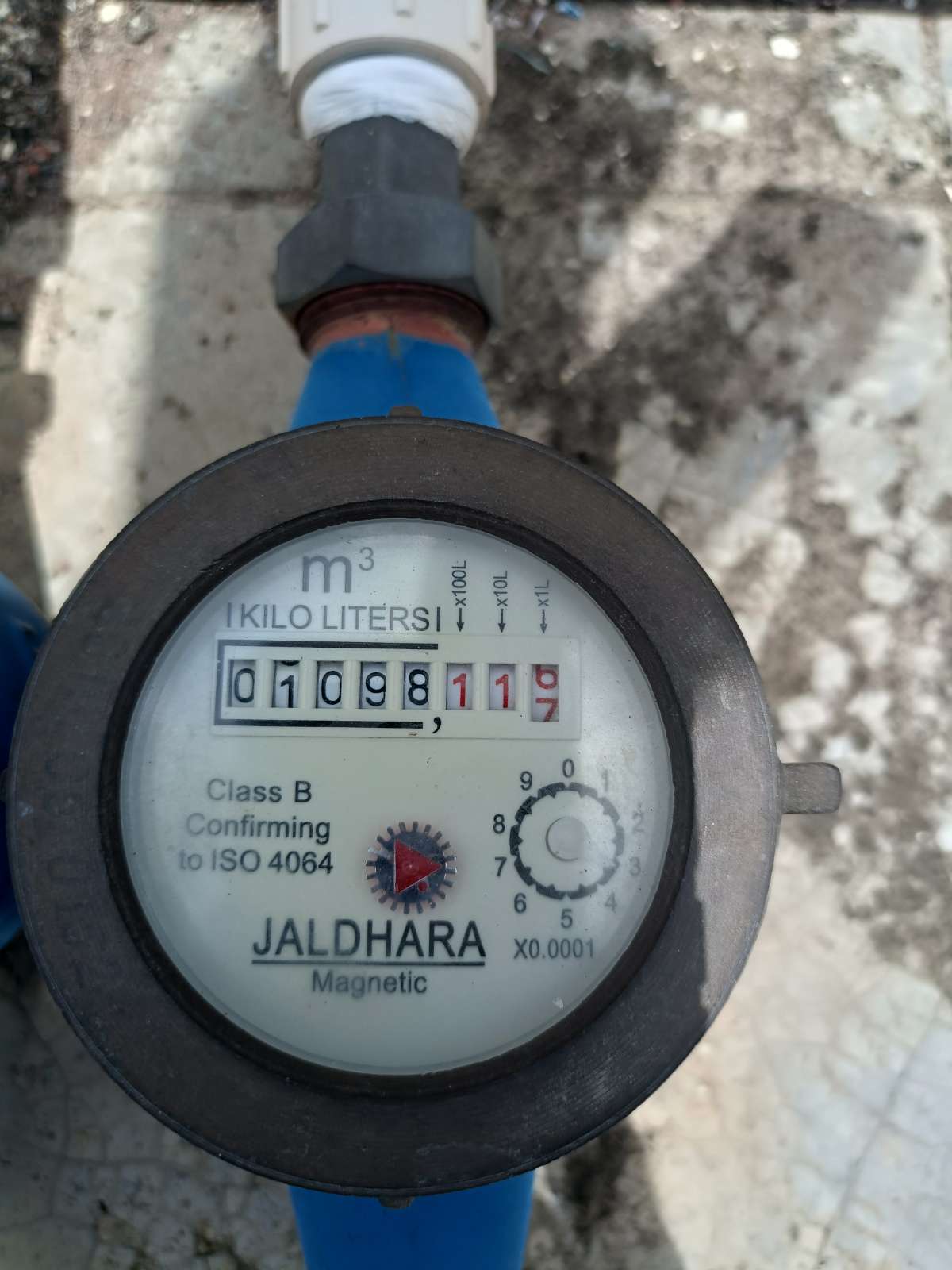 Meter reading July 31, 2026