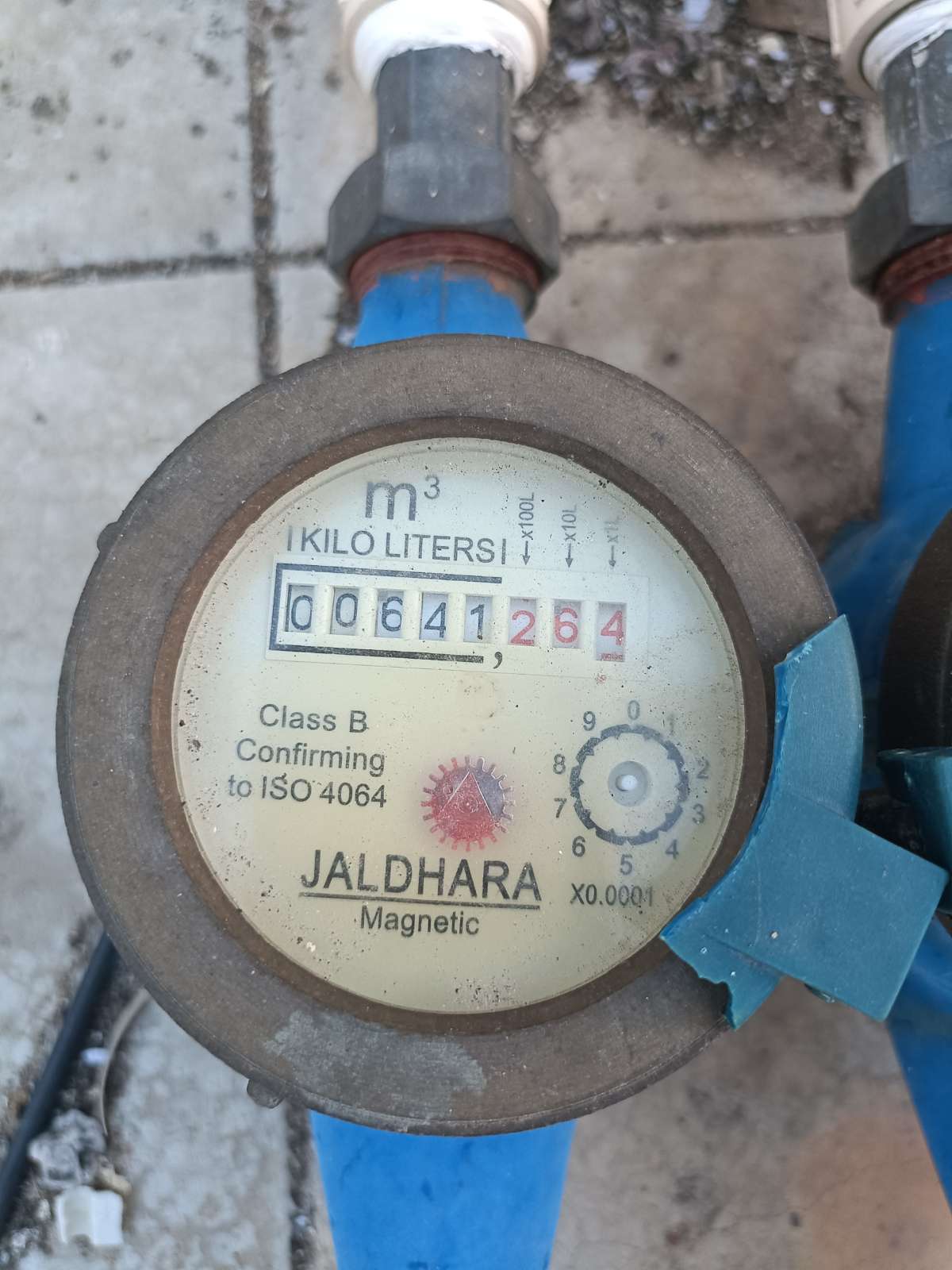 Meter reading April 30, 2026
