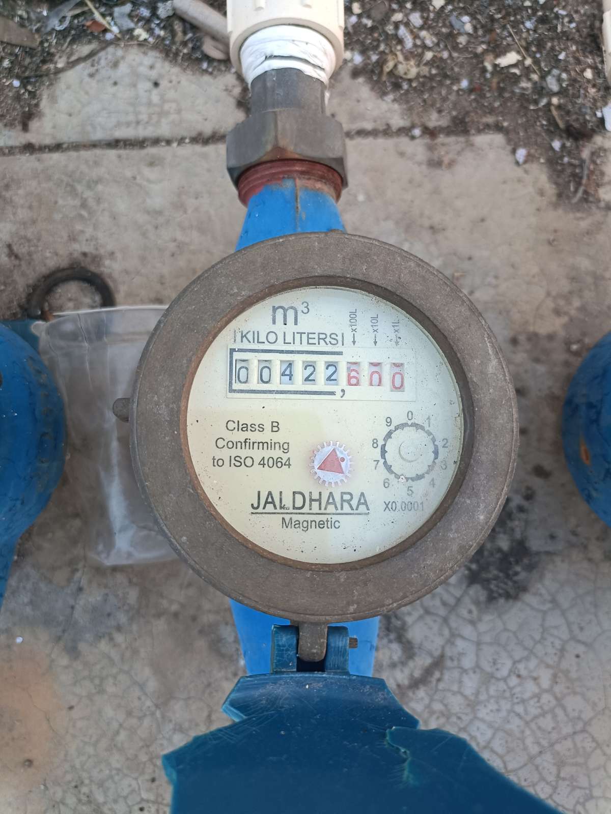 Meter reading April 30, 2026