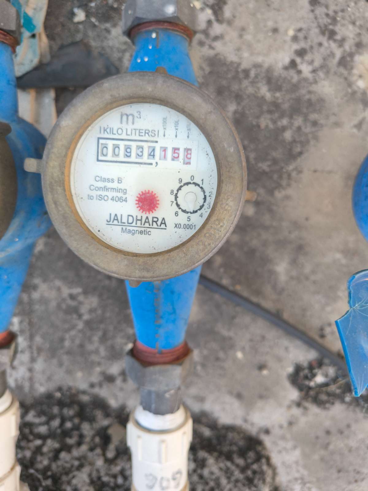 Meter reading April 30, 2026