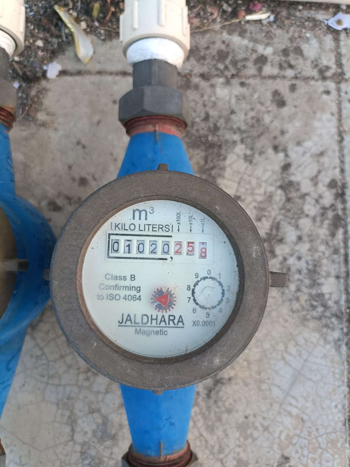Meter reading April 30, 2026