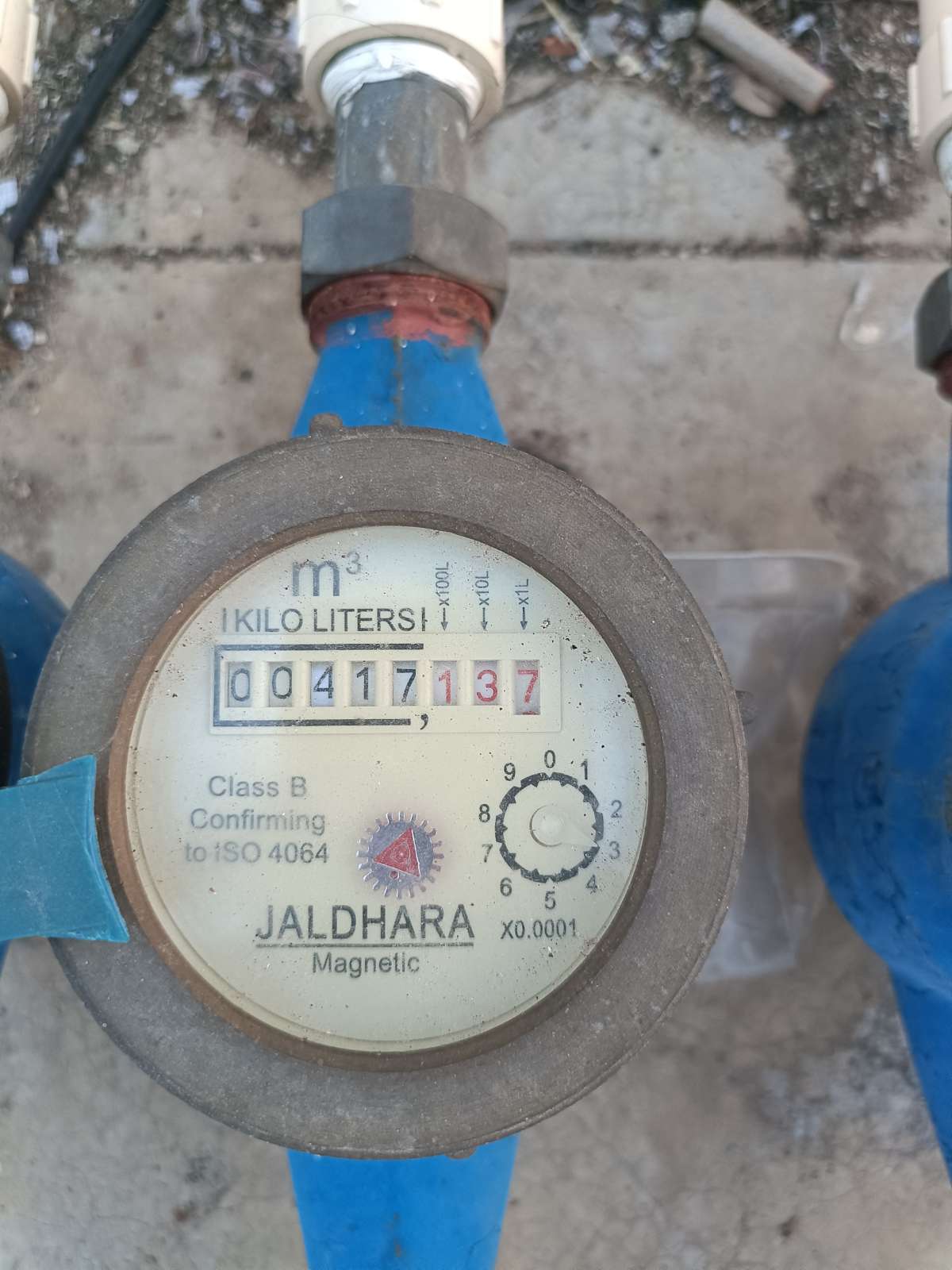 Meter reading April 30, 2026