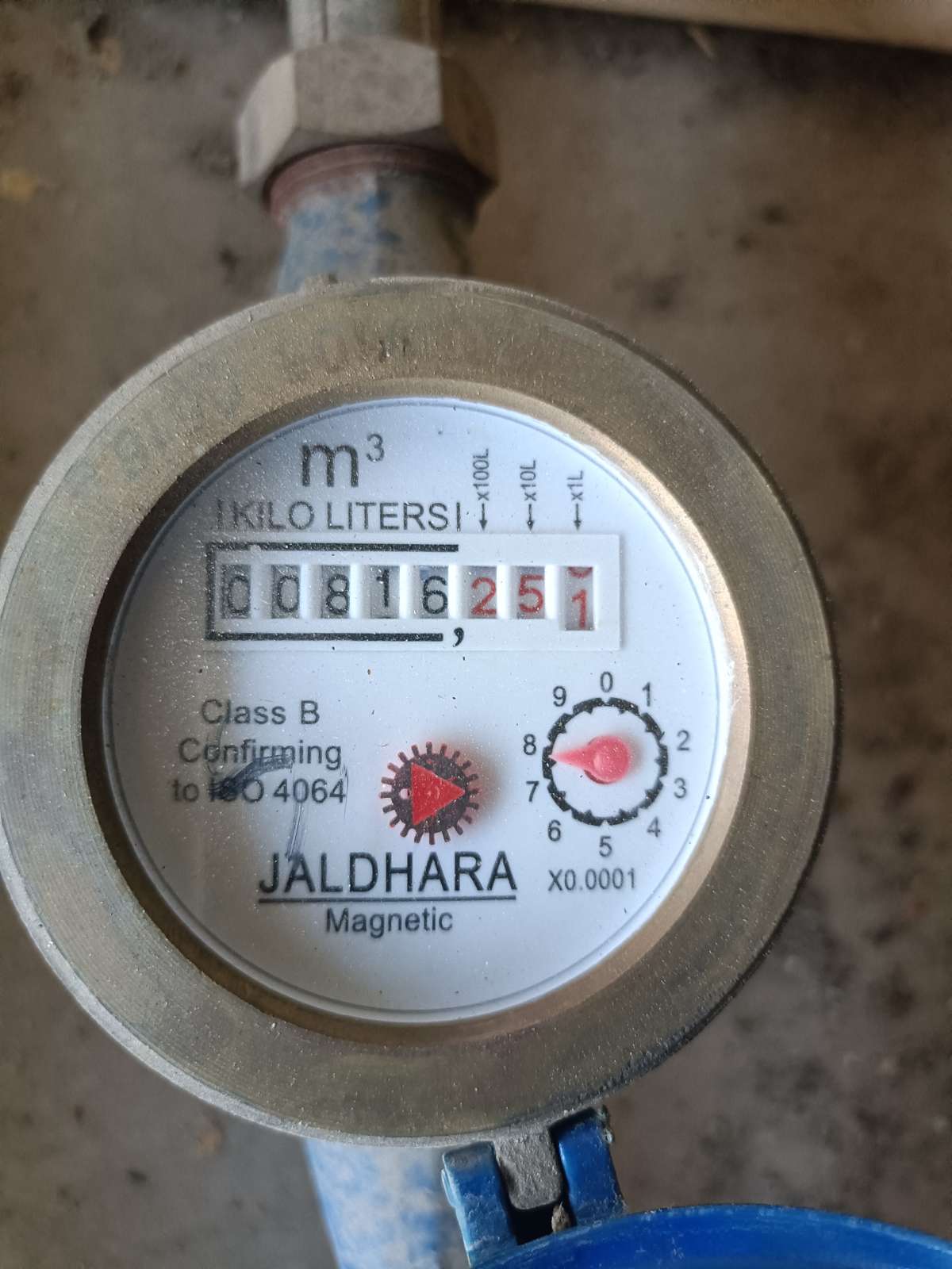 Meter reading April 30, 2026