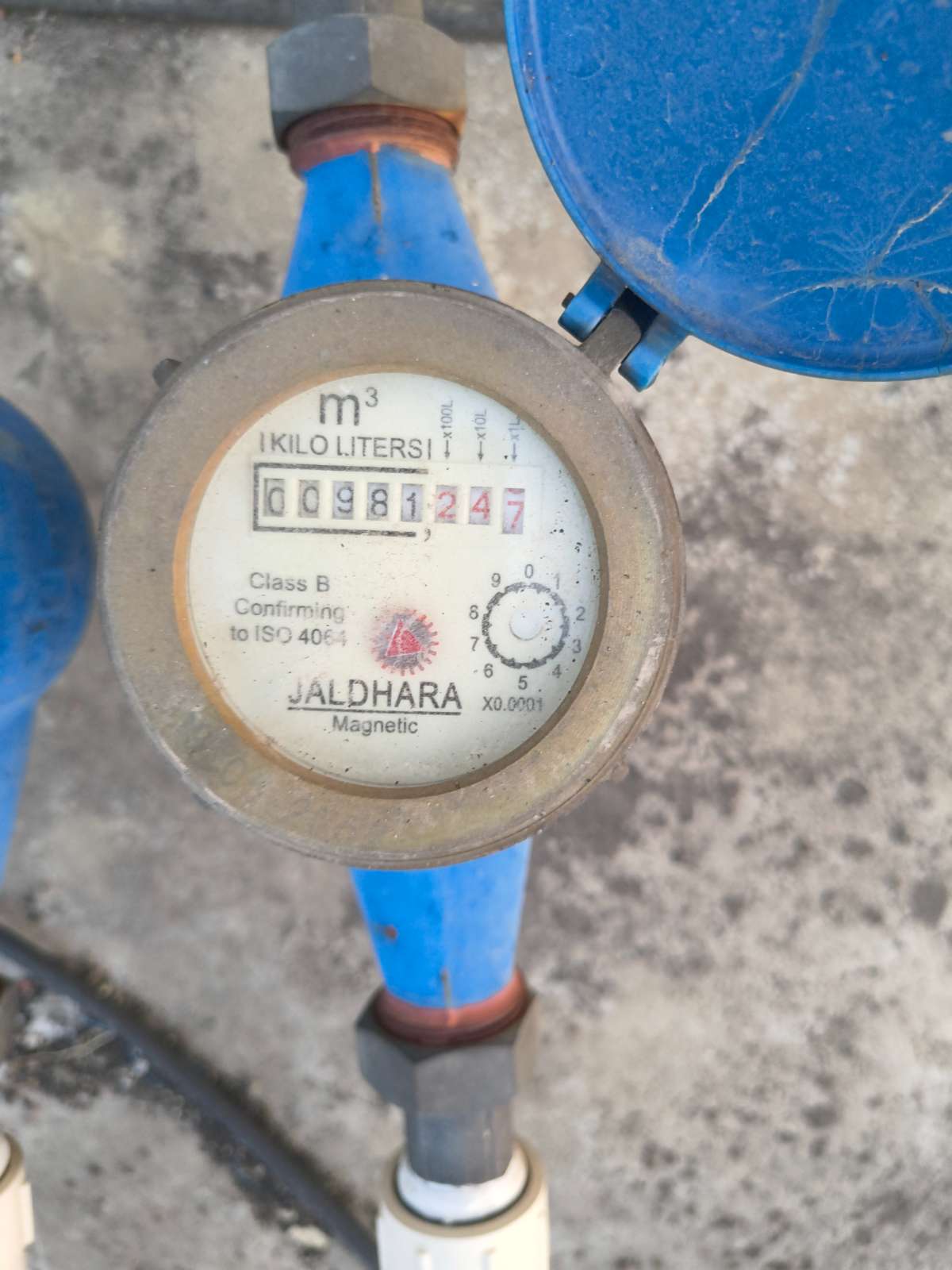 Meter reading April 30, 2026