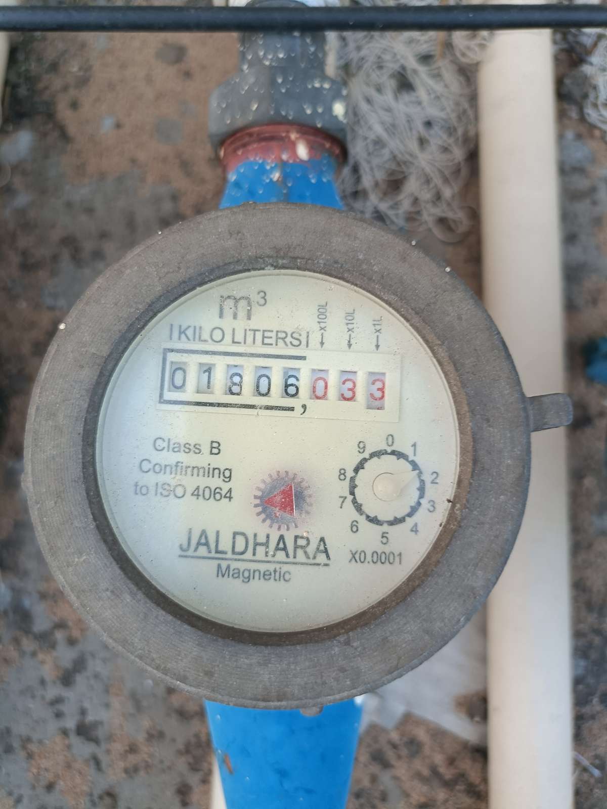Meter reading April 30, 2026