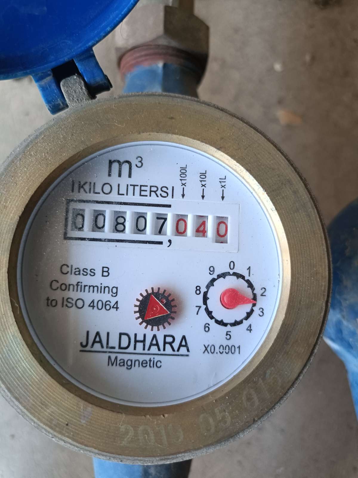 Meter reading April 30, 2026