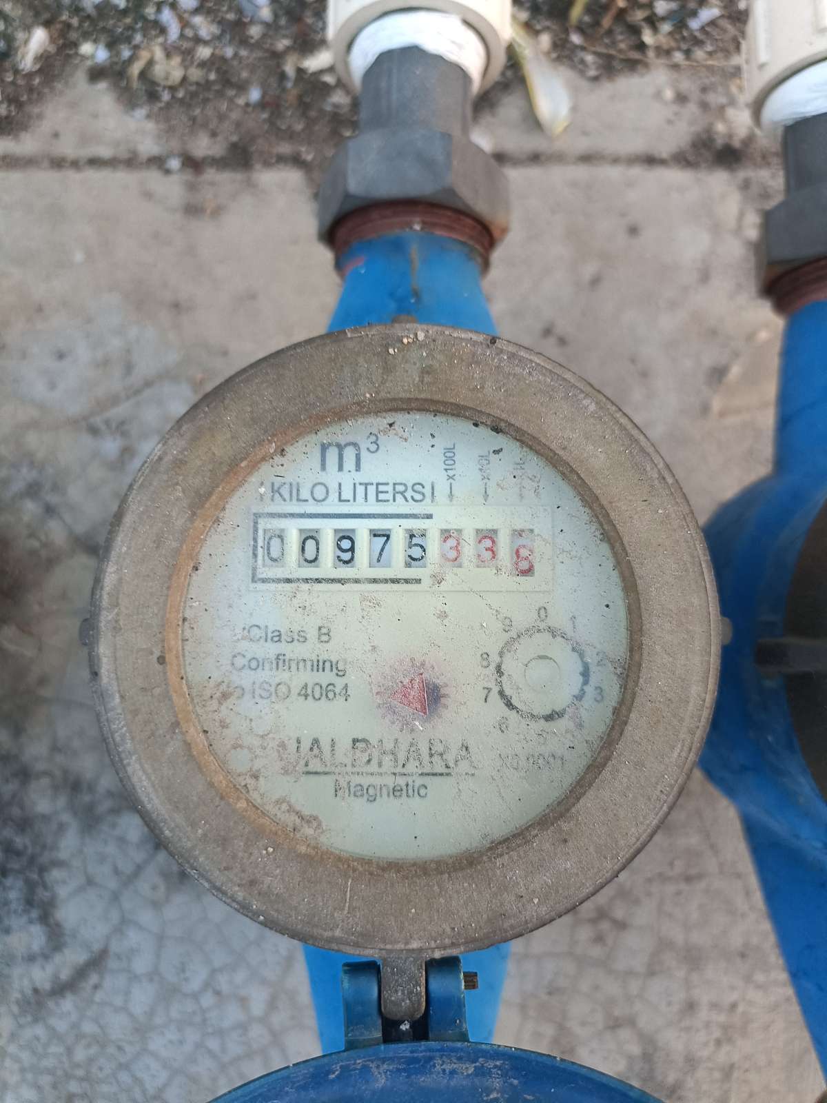 Meter reading April 30, 2026